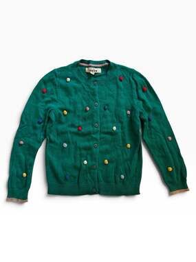 Mini Boden Christmas Pom Sweater